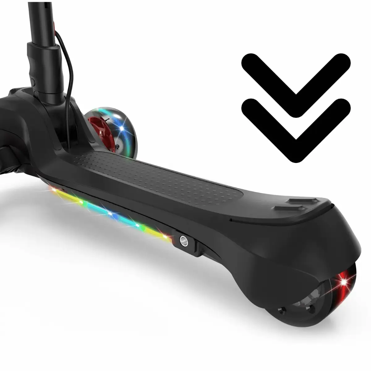 iK1S / B2 Kids Electric Scooter with Colorful Flashing Wheels - Image 22