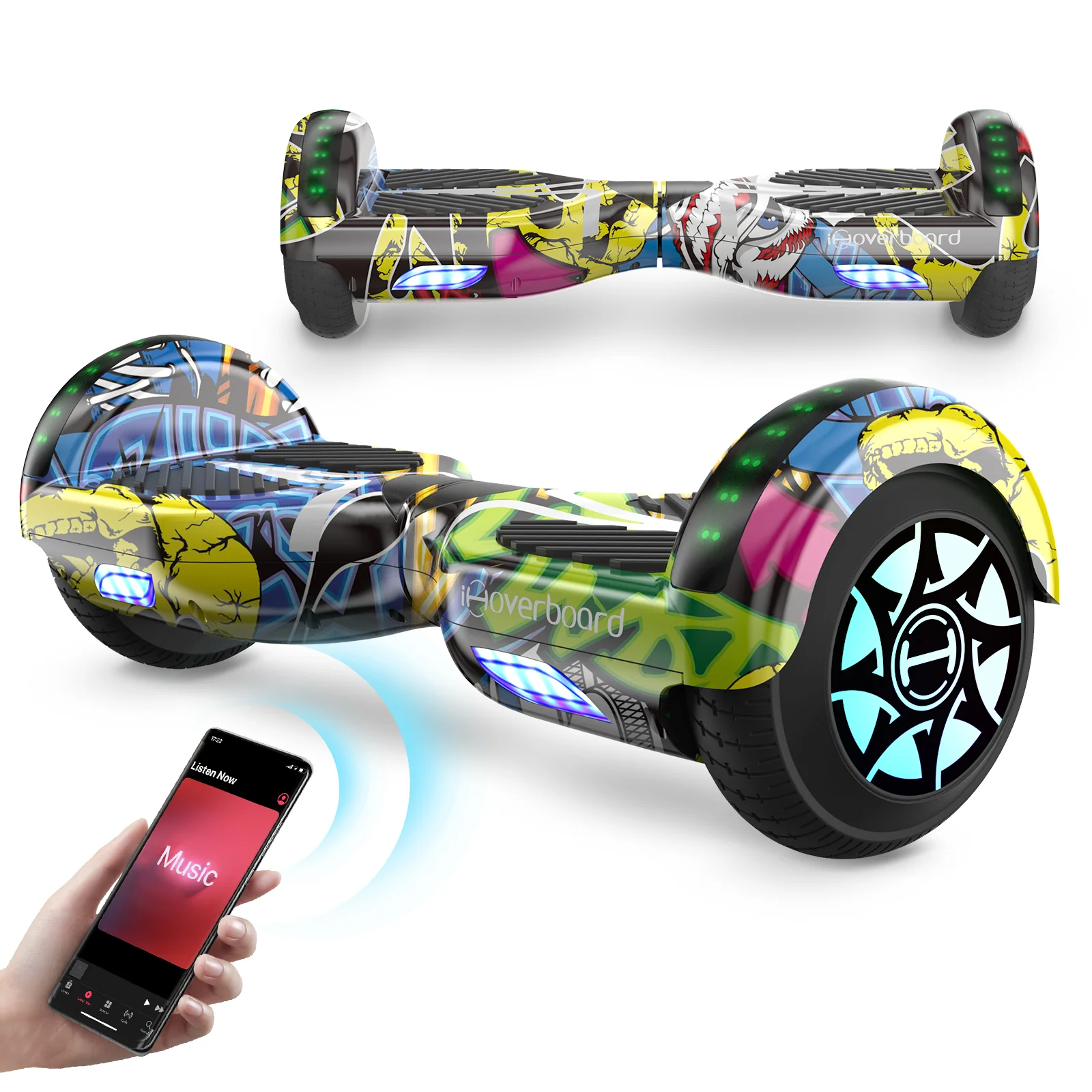 iHoverboard H2 Self Balancing Bluetooth Hoverboard 6.5" - Image 13