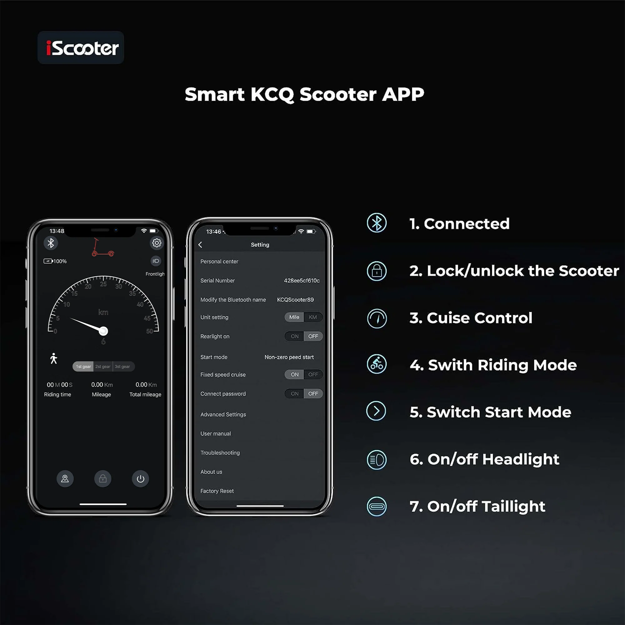 iScooter i9 Electric Scooter 350W - Image 8