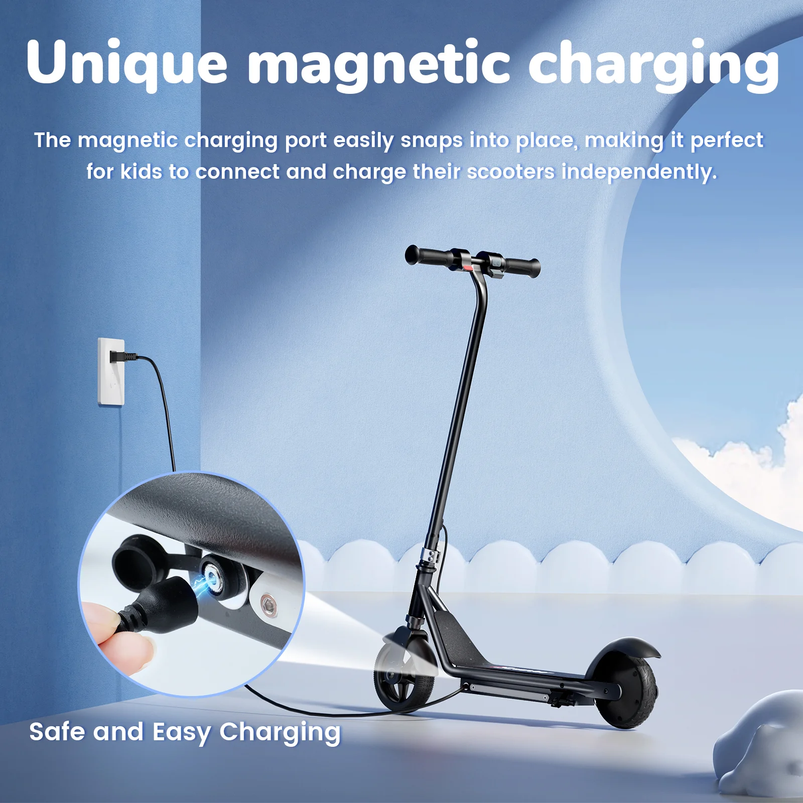 iScooter iK3Pro/iK1S Electric Scooter for Kids with Colorful Lights - Image 21