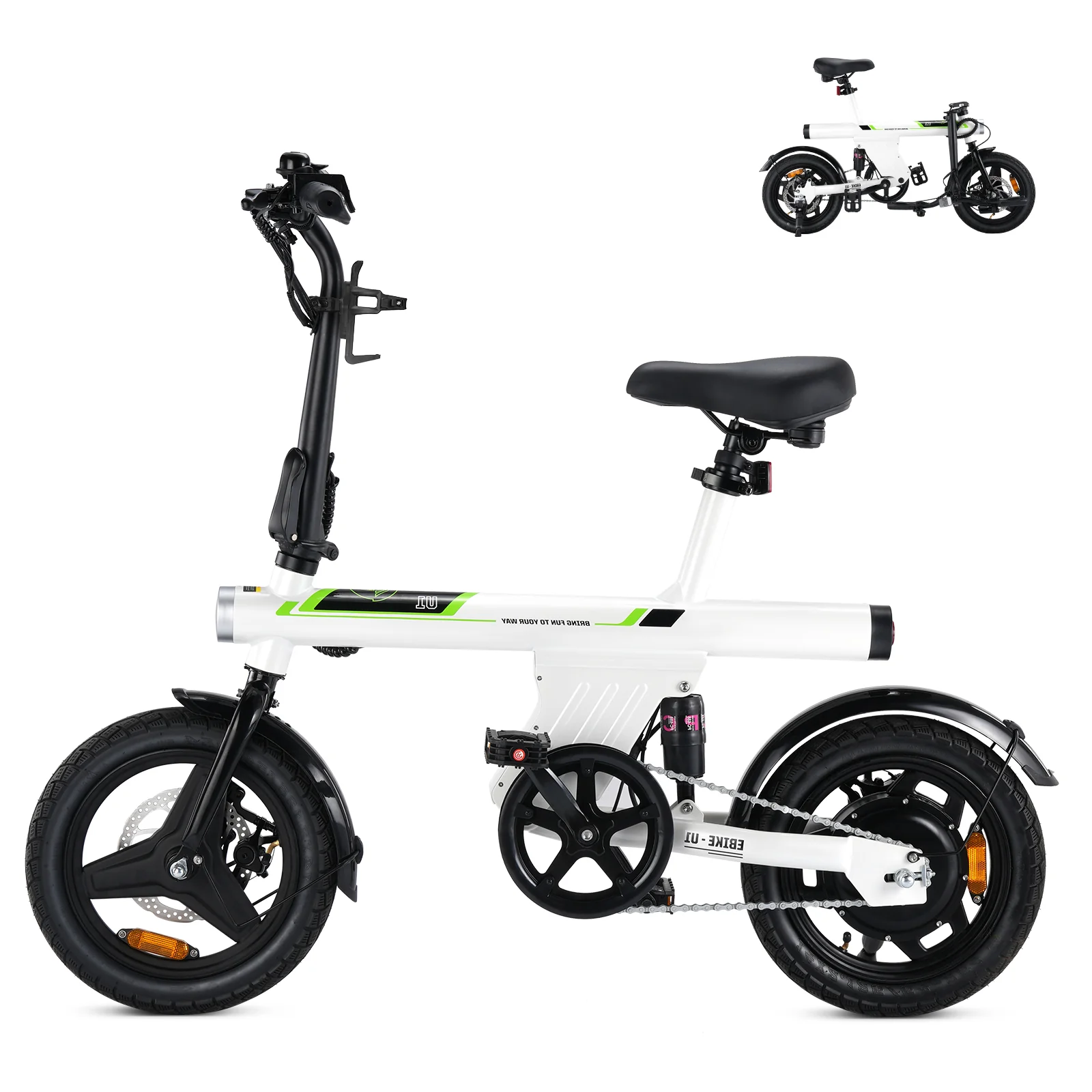 U1 Foldable Electric Bike 500W - Image 23